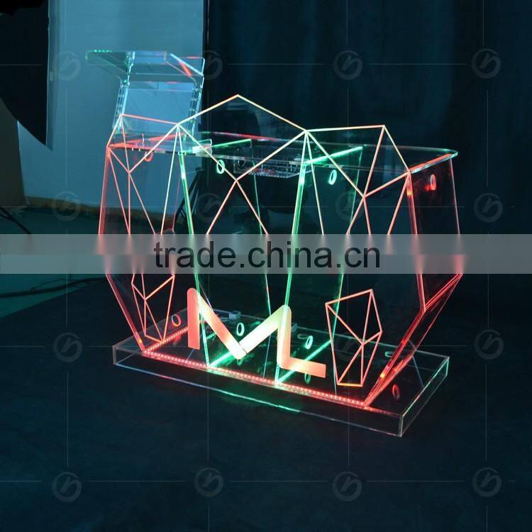 bar table for bar, dj equipment,dj facade led dj booth