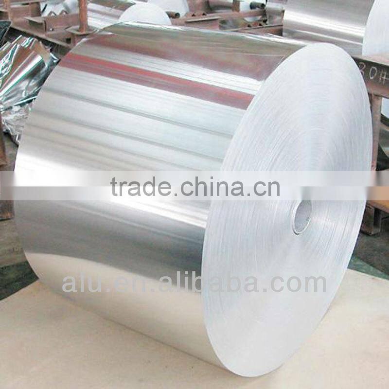 Industrial aluminum foil jumbo roll used for reprocessing