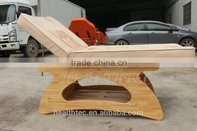 wood spa bed folding massage bed