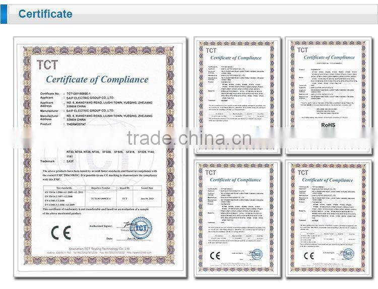 SAIP/SAIPWELL High Quality Temperature and Humidity Adjusable Electronic Hygrothermostat