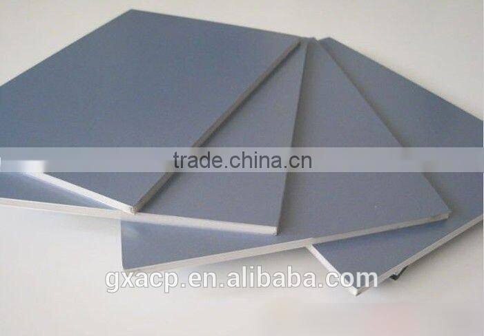 4*0.3mm 4*0.4mm 4*0.5mm fireproof exterior aluminum plastic composite panel