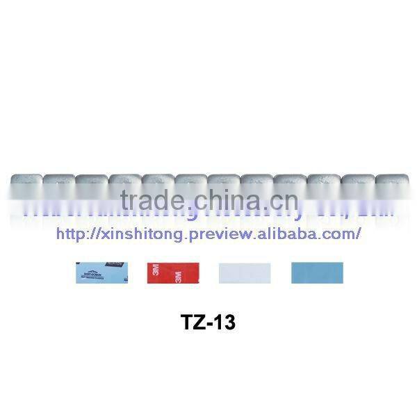 ZN plated and plastic coated wheel balance weight