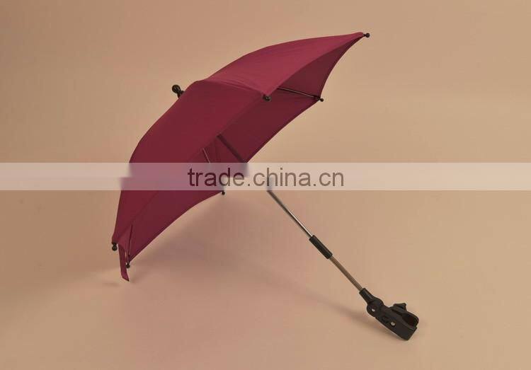 OEM high quality Baby Stroller Umbrella For Baby Car with clamp