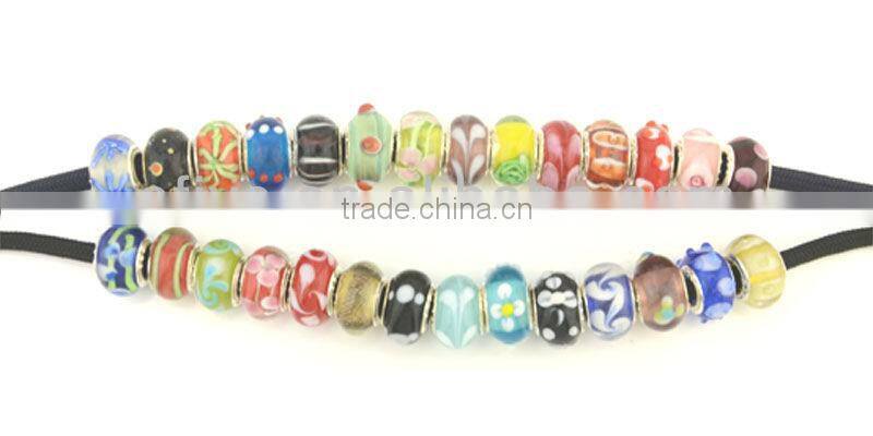 2013 glass beads fit paracord bracelet