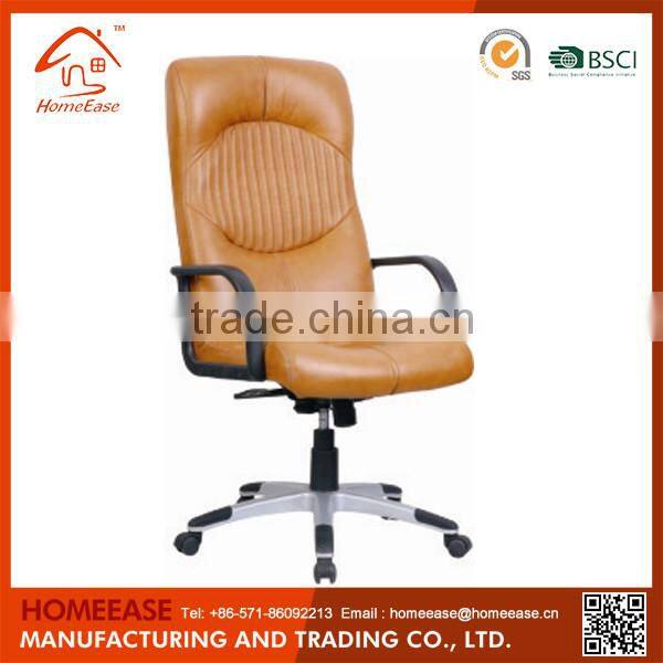 High Back Ergonomic Executive Leather Office Chair With Footrest