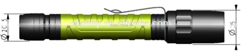 2016 promotional police led torch flaslight