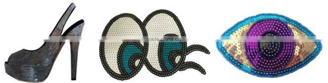 Boat car plain embroidery iron on badges