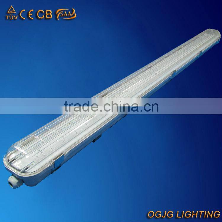 Striped tri-proof led light for Exhibition Hall Parking place Gas station