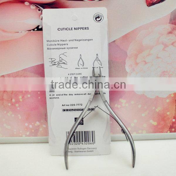 High quality nail art tool Stainless Steel Nail Cuticle scissors