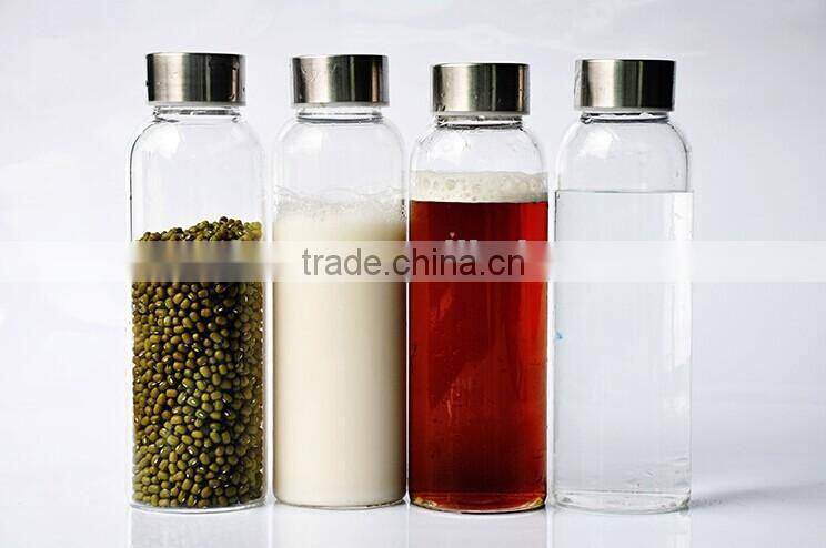 550ML High Borosilicate Glass Water Bottle with neoprene Sleeve