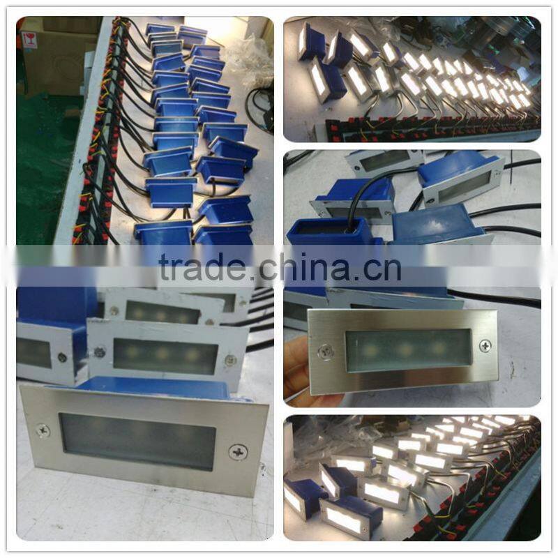 stainless steel constant voltage 1w 12V led underground light for stairs