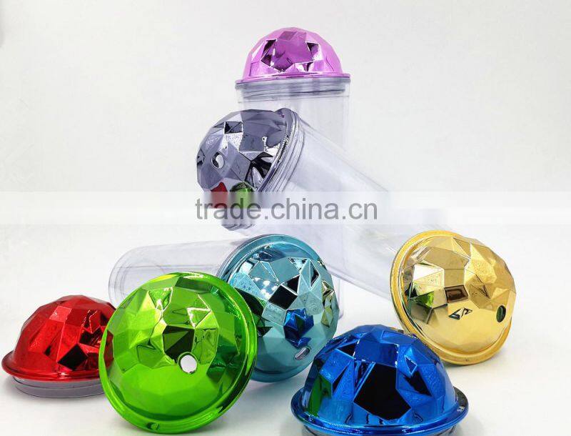 16oz double wall manufacturers reusable starbucks plastic coffee tumbler mugs with lid &straw