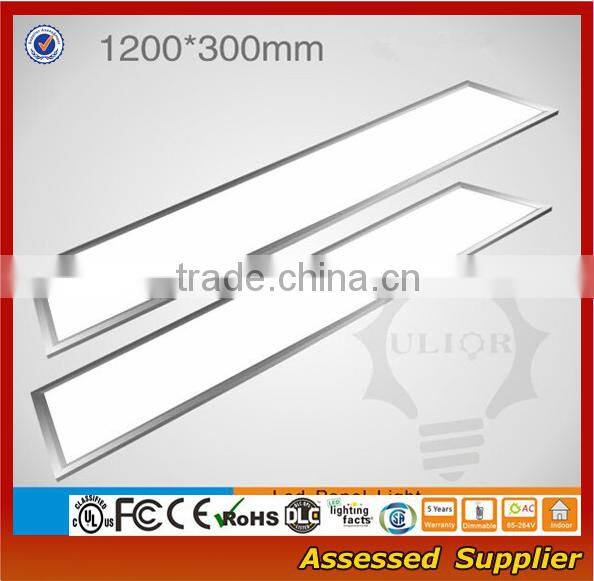 ULIOR Recessed led panel CE ROHS certificated 1200x300 led ceiling panel