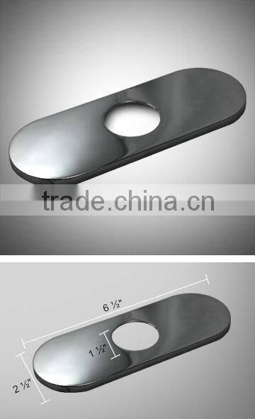 CHROME FAUCET HOLE COVER DECK PLATE BATHROOM SINK BATH