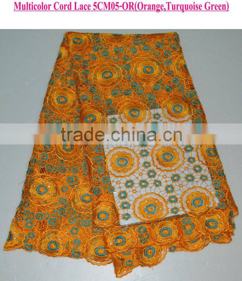 High-end african fabric lace mesh lace fabric for dress on sale