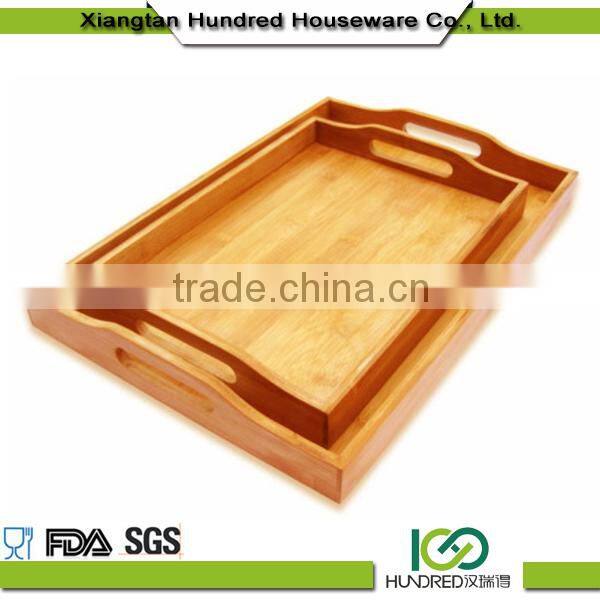 Alibaba china supplier food serving bamboo tray