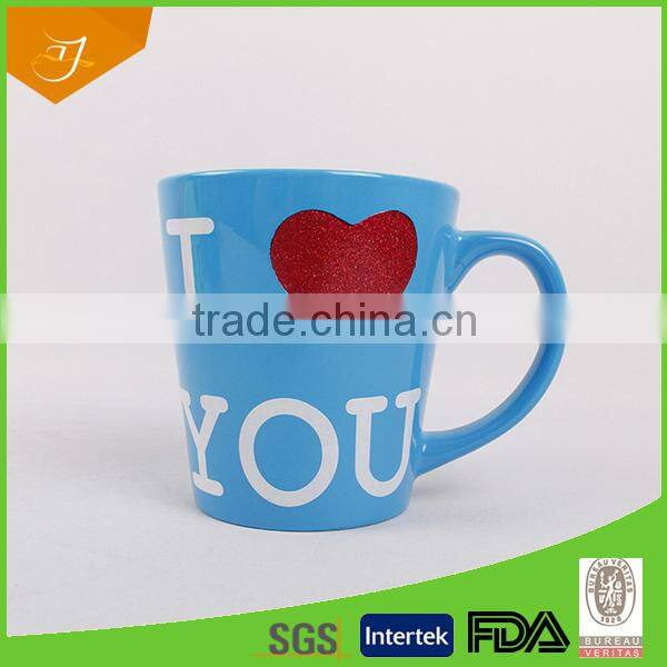 v-shape ceramic mug