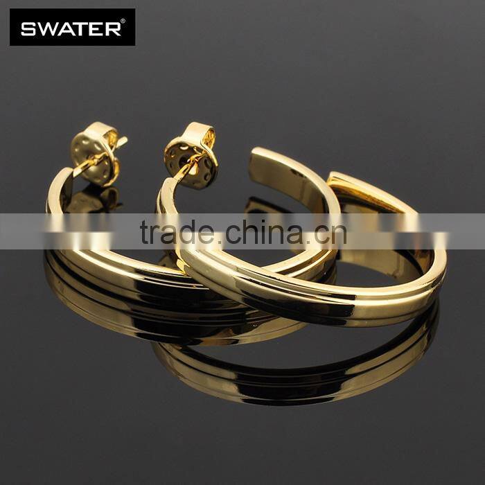 Alibaba Express Wholesale Stainless Steel Gold Cuff Turkey Earring