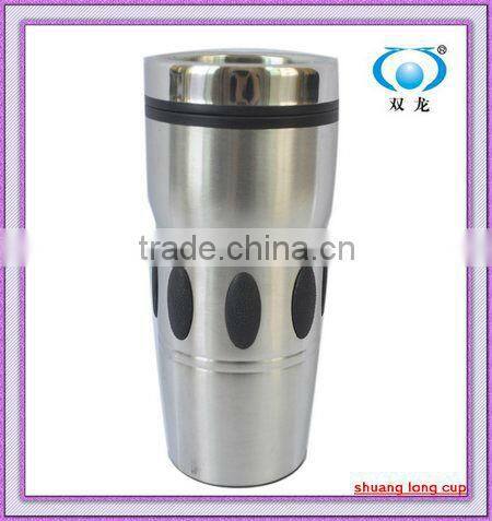 16oz double wall stainless steel mug colored stainless steel tumbler
