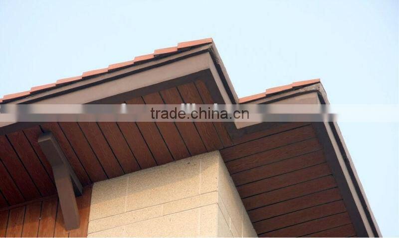 7.5mm thick Smooth and Wood Grain Fiber Cement Weatherboards plank for residential cladding