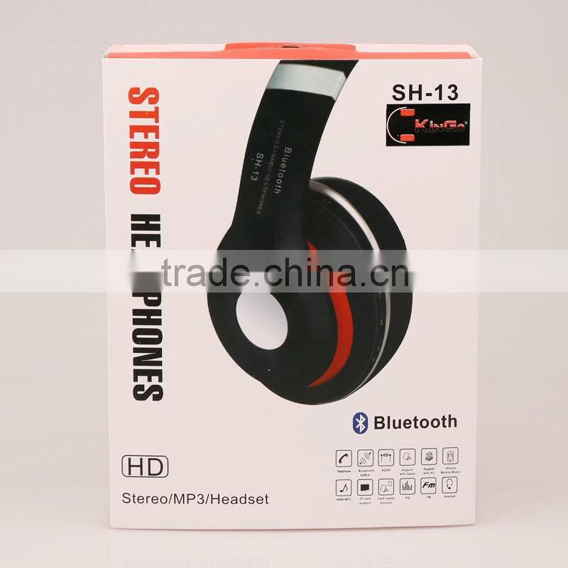 China Bluetooth Headset Price kinGo Stereo Bluetooth Headest Mobile Accessories
