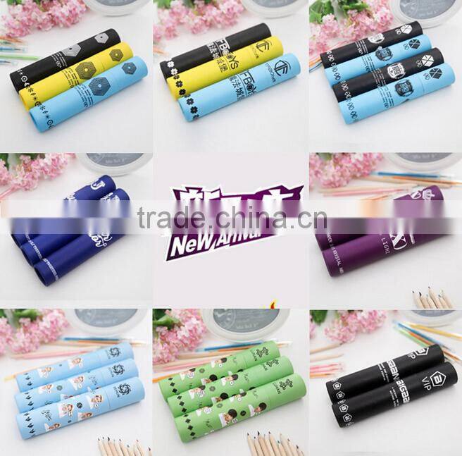 cheap promotional packaging pencil paper tube box