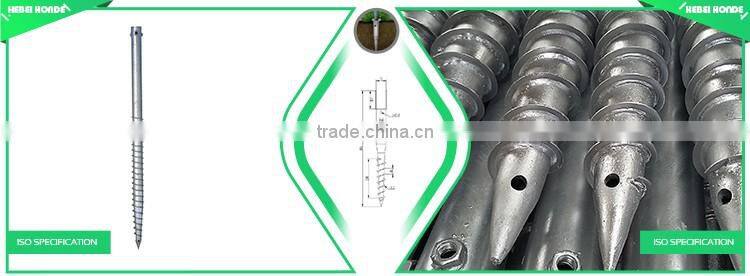 Customized Screw Post Anchor Ground Anchor