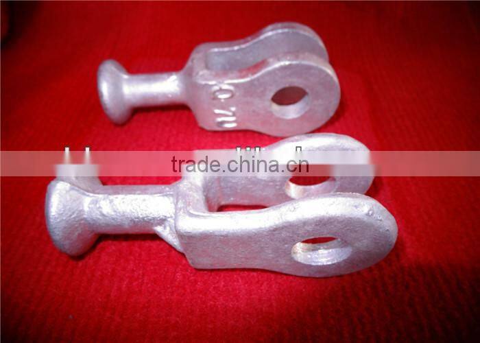 Hot dip galvanized high quality electric power fitting ball clevis
