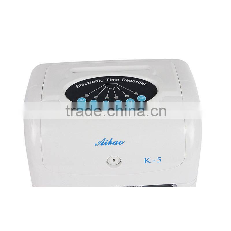 Portable employee card punch Time recorder Attendance machine