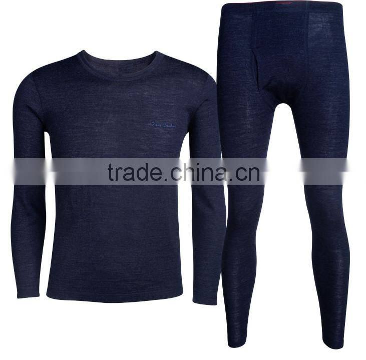 2015 Latest design mens merino wool underwear for Winter dress