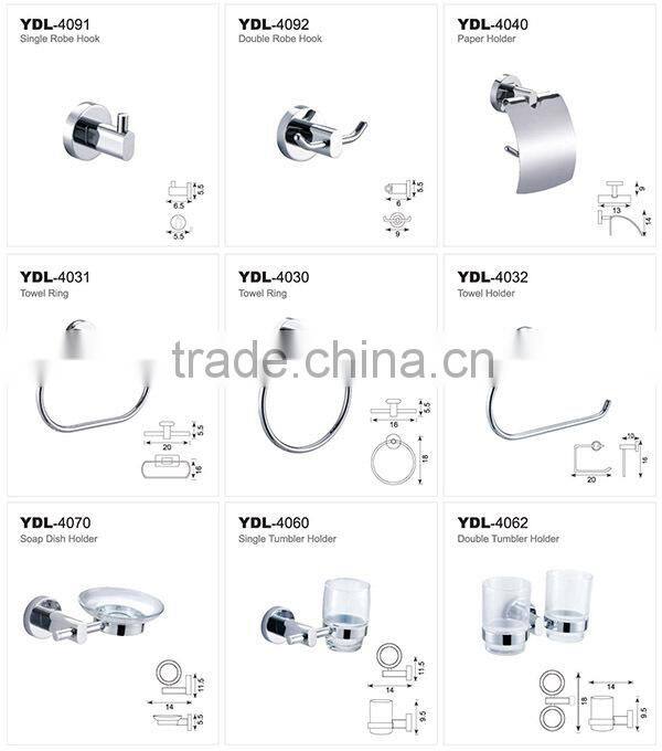 WC Bathroom Accessories toilet tissue holder with a circular base 4040