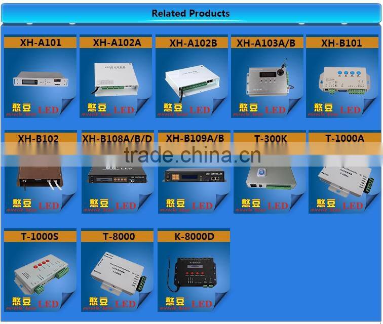 Programmable supproting SM16716 WS2801 WS2811 UCS1903 SD Card LED Controller