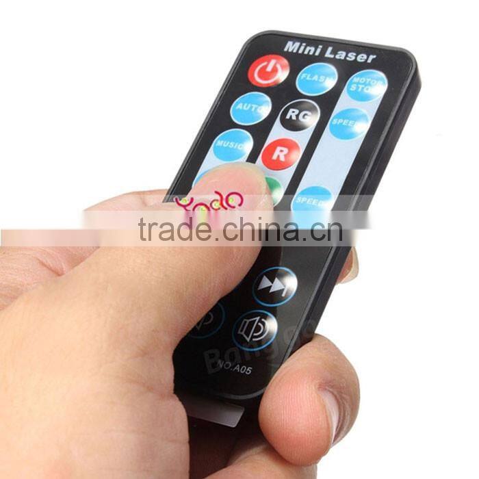 Fantastic Mini Starry Sky Style Green & Red Light LED Stage Light With Remote Controller Black