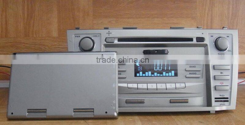 7inch special car DVD player for camry DM7851C with detachable tablet of android4.0 OS and Win CE 6.0 of main unit