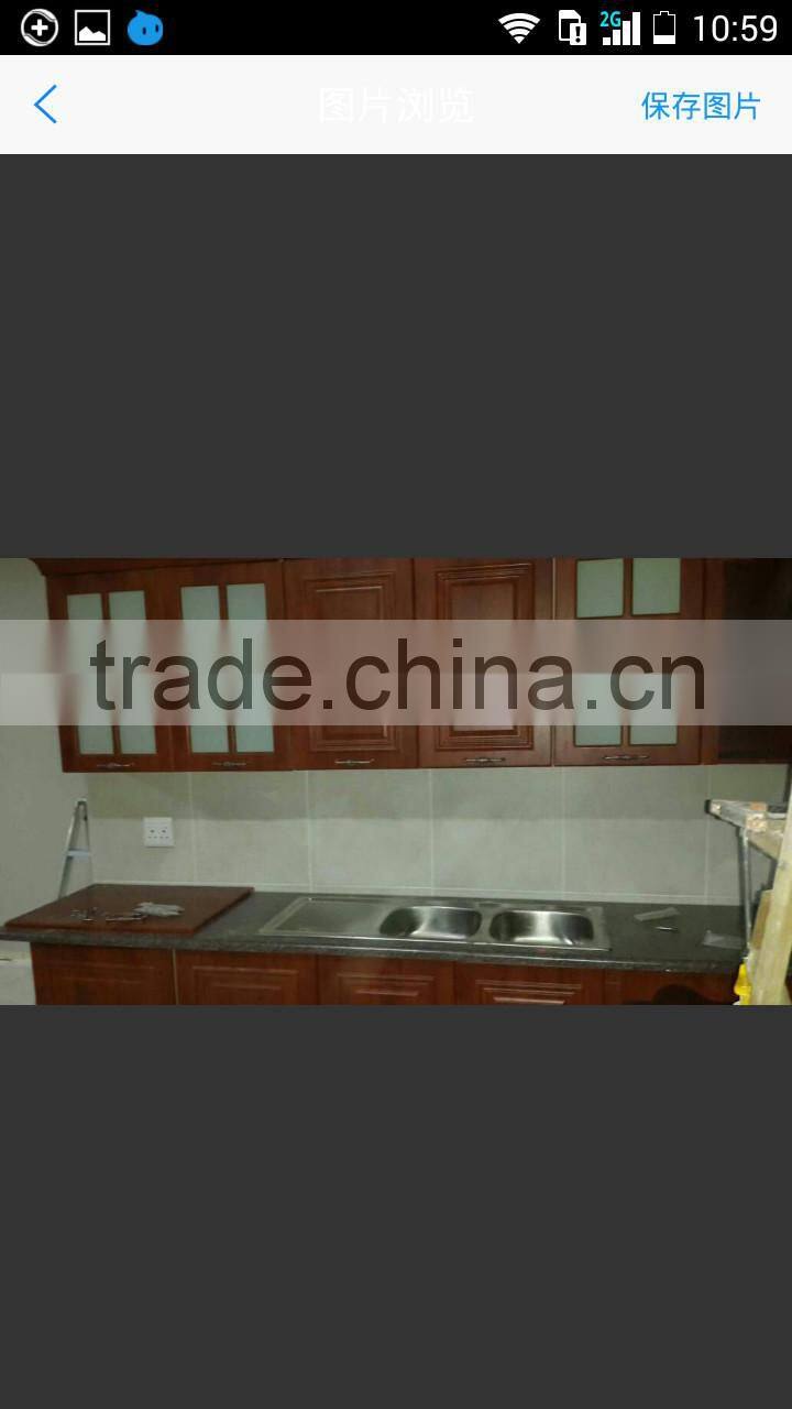 european style kitchen cabinet door/pvc laminated kitchen cabient door