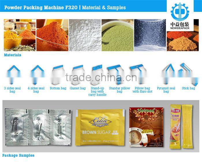 ND-F320 3/4 Sides Sealing Back Sealing High Quality Automatic Rotary Cement Packing Machine