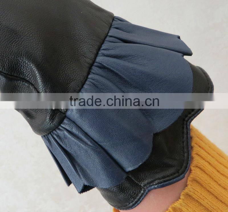 fashion lady dress nappa leather glove