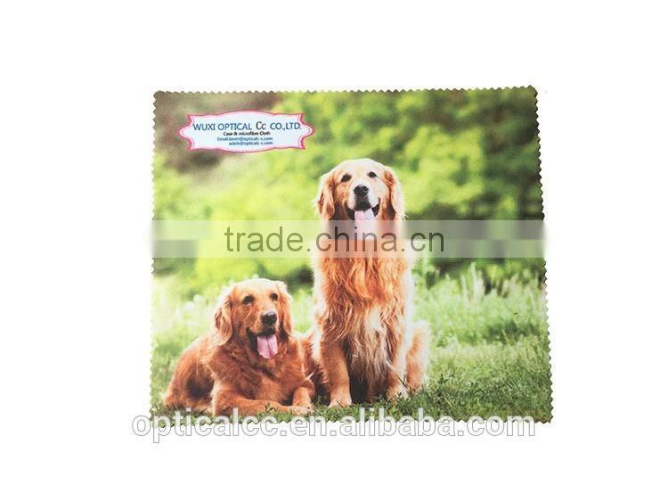 custom printing microfiber cleaning cloth for eyeglasses lenses