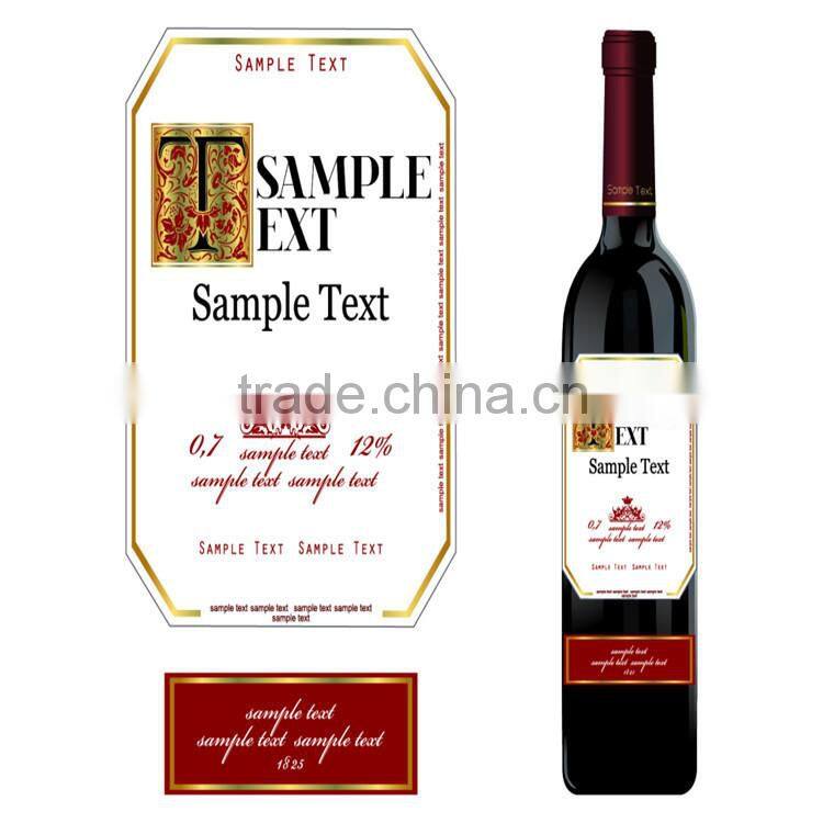 Customized Mineral Water Bottle Printing Sticker Label