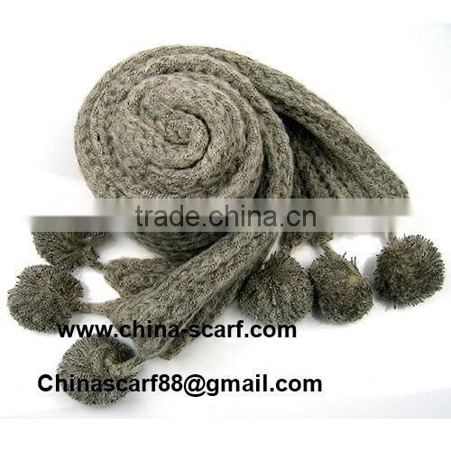woolen neck scarf green scarf