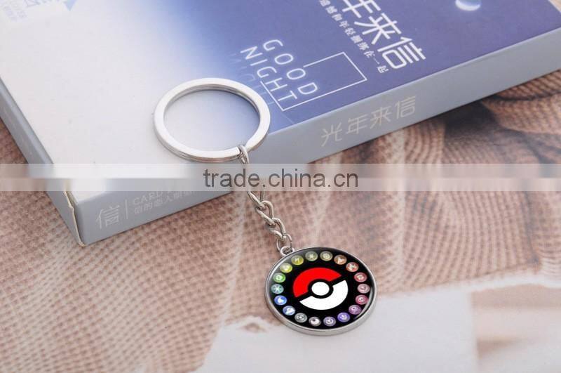 wholesale popular metal pokemon pendant/new pokemon keychain