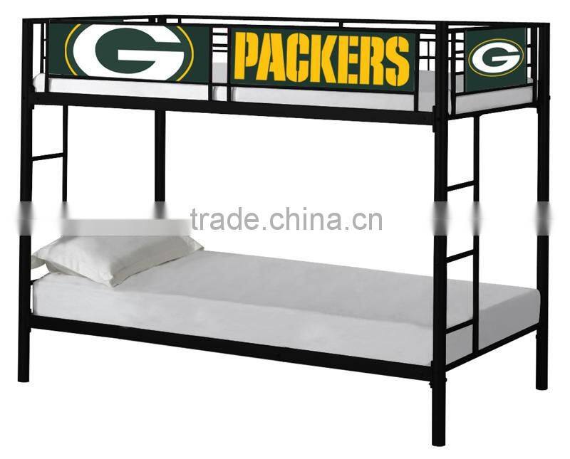 school dormitory bed, metal bunk bed