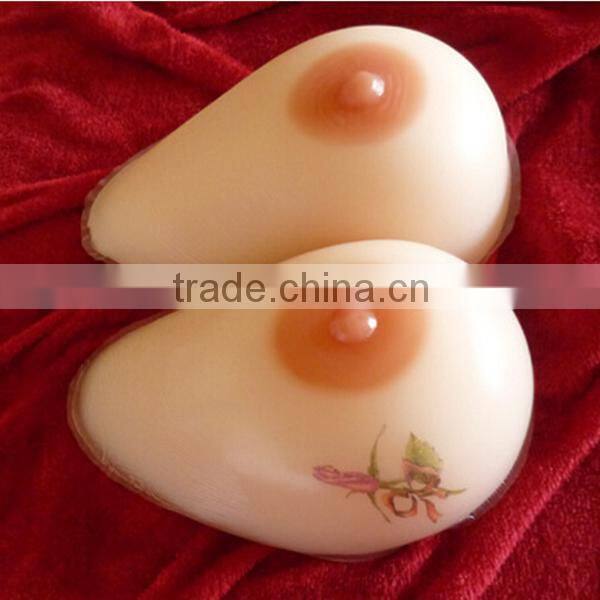 Water Drop Shape self adhesive silicone breast Breasts 600g Breast