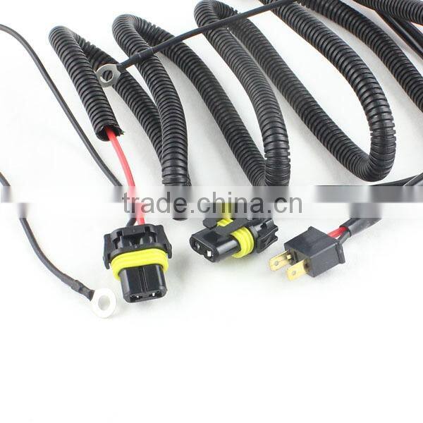 12v 35w 55w Single Beam Wire Harness Cable head lamp H7 lamp warning canceller
