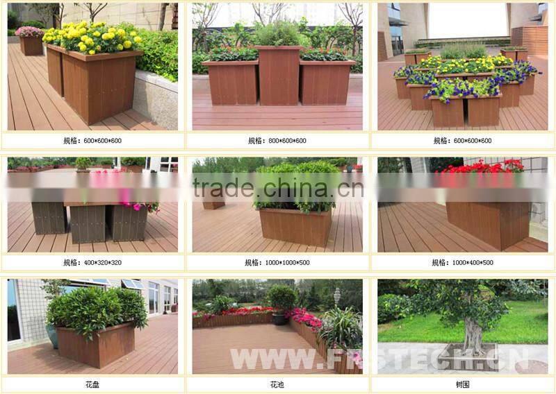 Alibaba China Wood Plastic WPC Plant Pot Wholesale