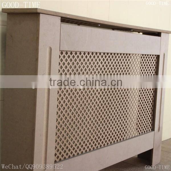 cheap Raw MDF large tall home wall radiator cover for UK