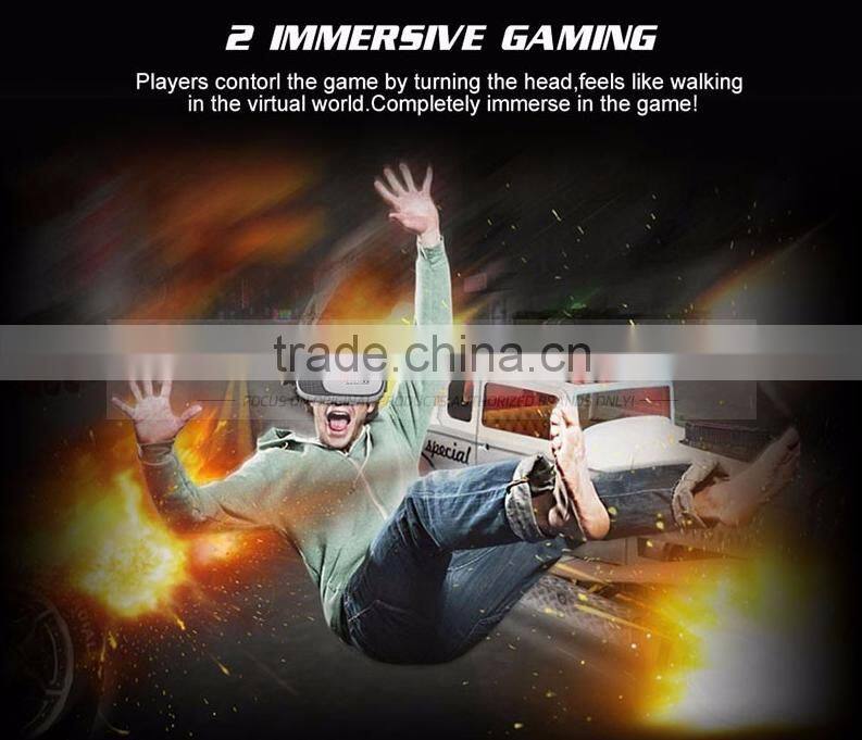 Google cardboard HeadMount VR BOX 2.0 Version VR 3D Glasses for 3.5"-6.0" Smart Phone + bluetooth remote controller with package
