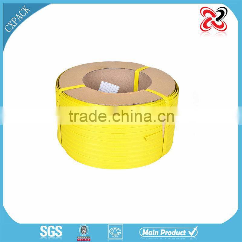 Industrial yellow pp strapping band for extrusion line machine