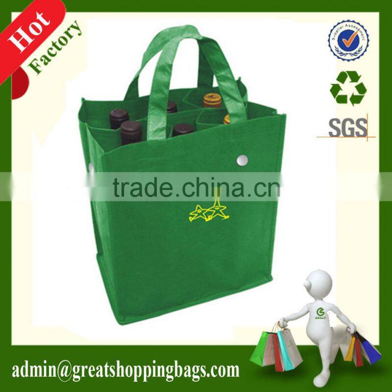 green nonwoven red wine bag