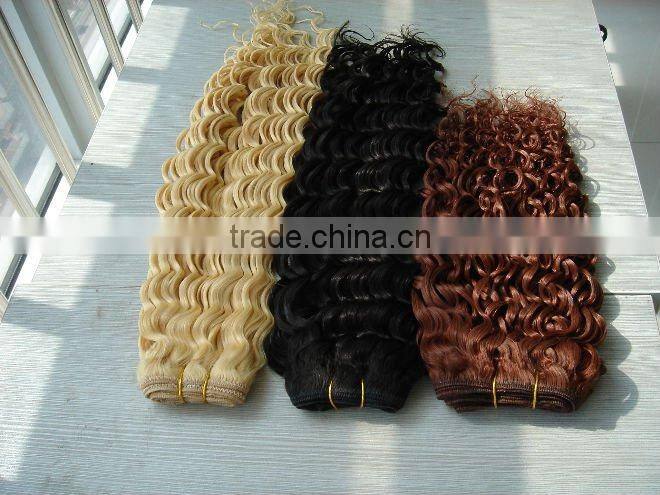 super popular 5a 100% human virgin peruvian hair deep wave